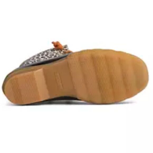 SPERRY LADIES SALTWATER ANIMAL PRINT TEXTILE MULTI DUCK BOOTS IN A SIZE 6 NWOT - Picture 5 of 7